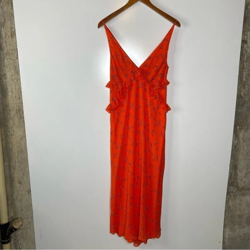 Urban Outfitters Heidi Floral Print Maxi‎ Dress Size Medium - Picture 7 of 8